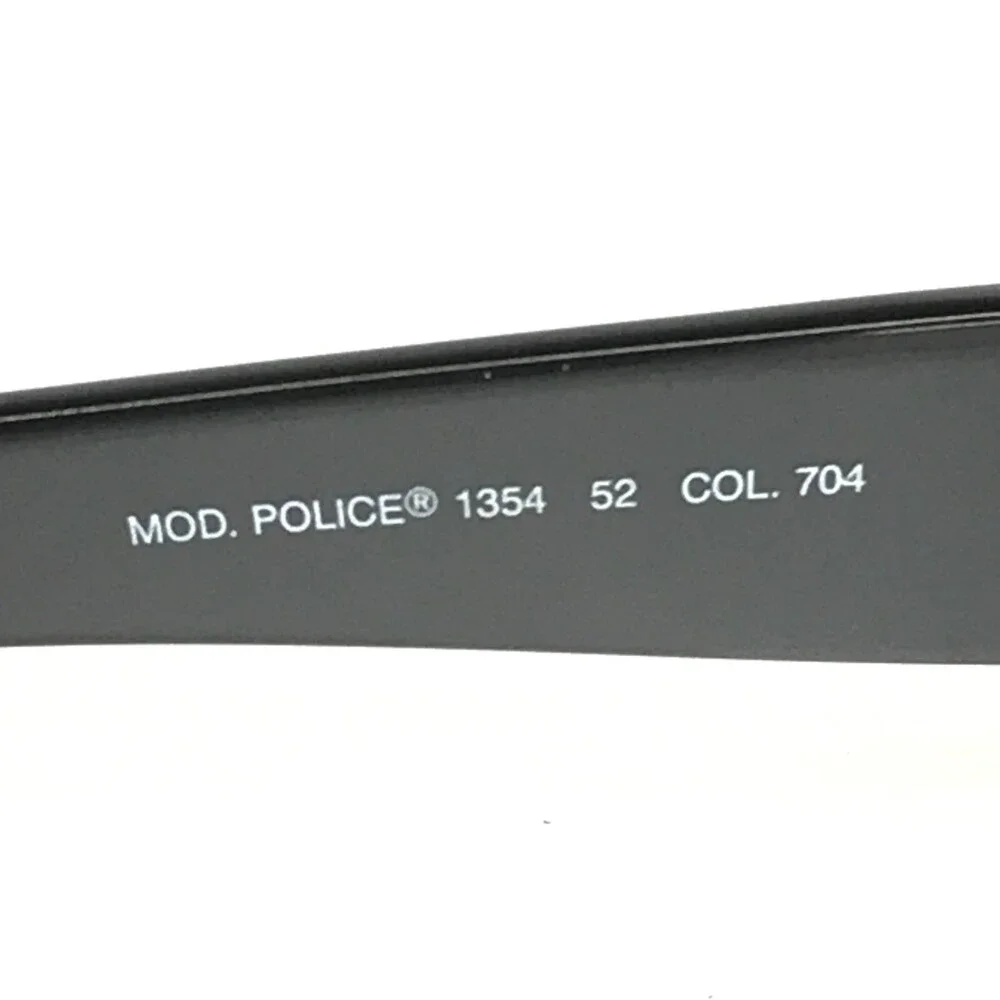 Police Sunglasses Frames MOD.1354 52 COL.704 Gray Rectangular with Blue Lenses